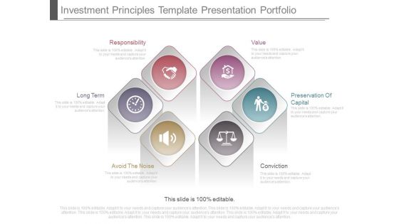 Investment Principles Template Presentation Portfolio