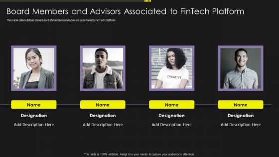 Investment Service Provider Capital Raising Elevator Board Members And Advisors Inspiration PDF Investment Service Provider Capital Raising Elevator Board Members And Advisors Inspiration PDF