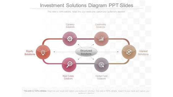 Investment Solutions Diagram Ppt Slides