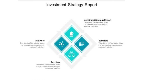 Investment Strategy Report Ppt PowerPoint Presentation Slides Clipart Cpb