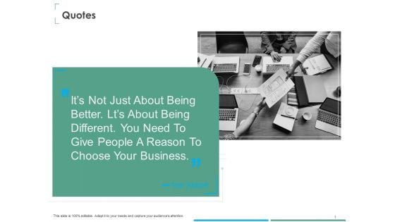 Investment Thesis Of Small Retail Business Quotes Ppt Gallery Template PDF