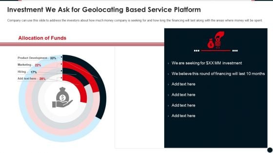 Investment We Ask For Geolocating Based Service Platform Professional PDF