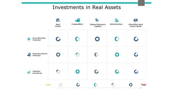 Investments In Real Assets Ppt PowerPoint Presentation Icon Portrait