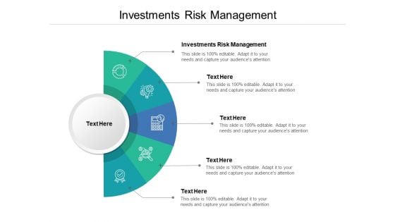 Investments Risk Management Ppt PowerPoint Presentation Show Graphic Images Cpb