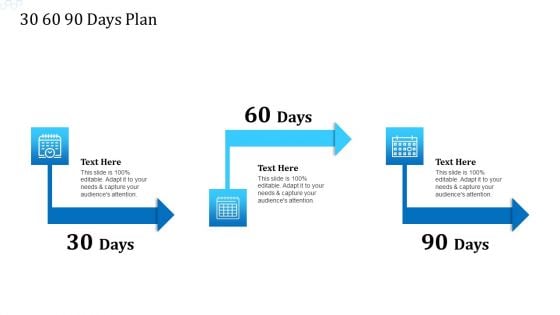 Investor Deck For Procuring Funds From Money Market 30 60 90 Days Plan Slides PDF