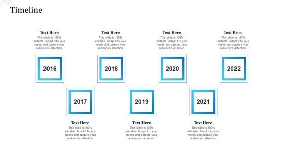 Investor Deck For Procuring Funds From Money Market Timeline Elements PDF