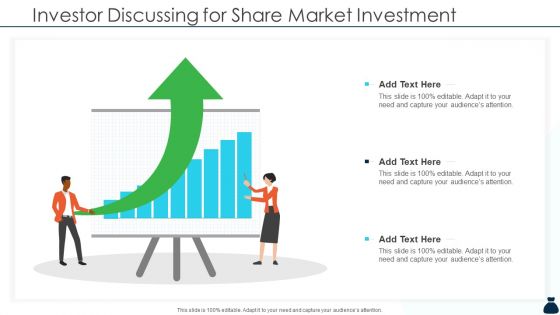 Investor Discussing For Share Market Investment Brochure PDF