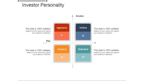 Investor Personality Template 1 Ppt PowerPoint Presentation Inspiration