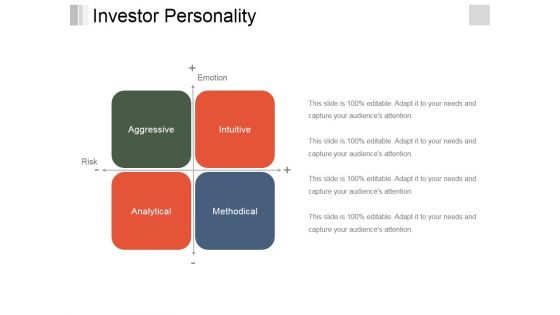 Investor Personality Template 2 Ppt PowerPoint Presentation Professional Guidelines