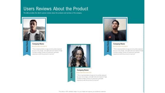 Investor Pitch Deck Collect Capital Financial Market Users Reviews About The Product Ideas PDF Investor Pitch Deck Collect Capital Financial Market Users Reviews About The Product Ideas PDF