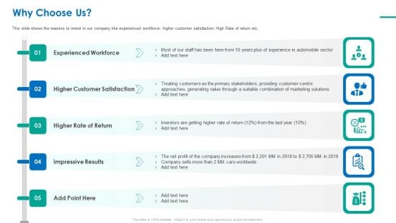 Investor Pitch Deck For Short Term Bridge Loan Why Choose Us Ppt PowerPoint Presentation Layouts Sample PDF Investor Pitch Deck For Short Term Bridge Loan Why Choose Us Ppt PowerPoint Presentation Layouts Sample PDF