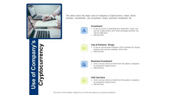 Investor Pitch Deck Initial Coin Offering Financing Use Of Companys Cryptocurrency Themes PDF Investor Pitch Deck Initial Coin Offering Financing Use Of Companys Cryptocurrency Themes PDF