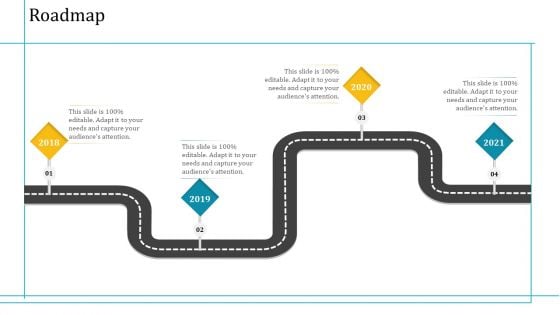 Investor Pitch Deck Short Term Caveat Loan Roadmap Ppt Show Template PDF