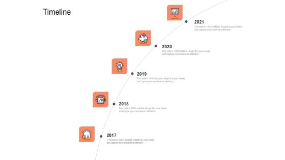 Investor Pitch Deck To Collect Capital From Subordinated Loan Timeline Guidelines PDF