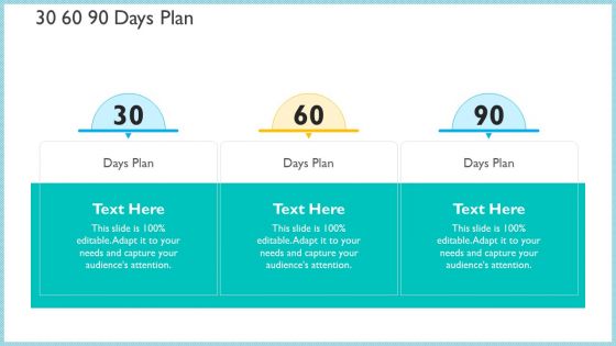 Investor Pitch Deck To Generate Capital From Initial Currency Offering 30 60 90 Days Plan Slides PDF