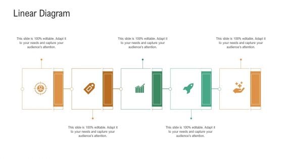 Investor Pitch Deck To Generate Venture Capital Funds Linear Diagram Ppt Introduction PDF