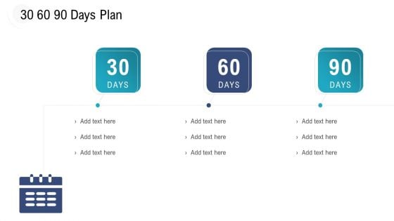 Investor Pitch Deck To Procure Federal Debt From Banks 30 60 90 Days Plan Ppt Infographic Template Graphics PDF