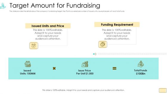 Investor Pitch Ppt For Crypto Funding Target Amount For Fundraising Introduction PDF