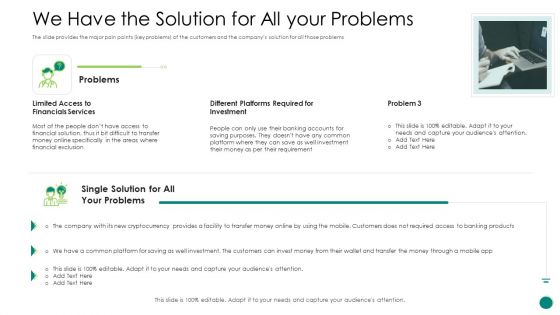 Investor Pitch To Gain Funding From ICO Ppt PowerPoint Presentation Complete Deck With Slides