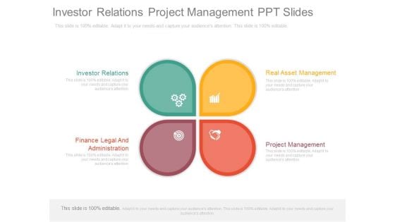 Investor Relations Project Management Ppt Slides