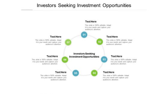 Investors Seeking Investment Opportunities Ppt PowerPoint Presentation Show Outline Cpb