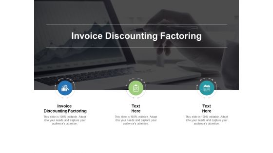 Invoice Discounting Factoring Ppt PowerPoint Presentation Layouts Layout Cpb