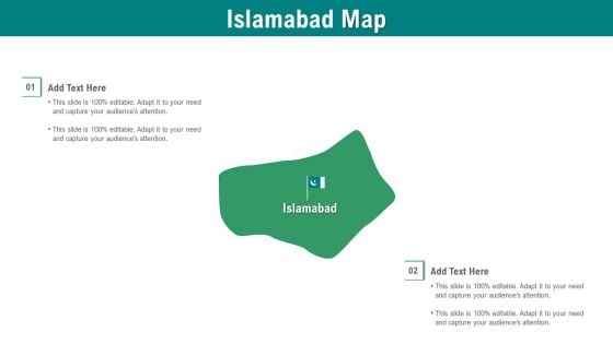 Islamabad Map PowerPoint Presentation Ppt Template PDF