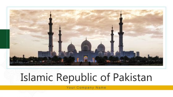 Islamic Republic Of Pakistan Administrative Ppt PowerPoint Presentation Complete Deck With Slides