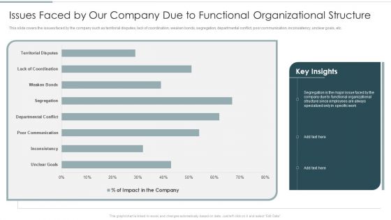 Issues Faced By Our Company Due To Functional Organizational Structure Formats PDF