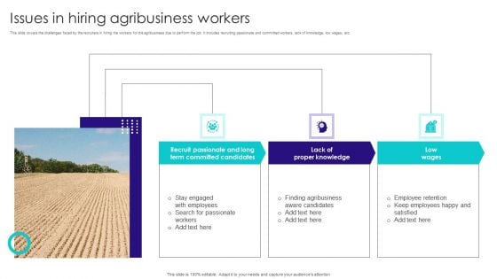 Issues In Hiring Agribusiness Workers Themes PDF