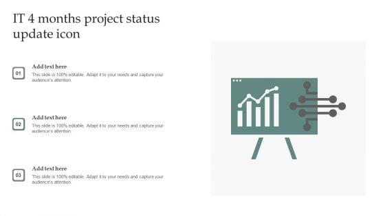 It 4 Months Project Status Update Icon Introduction PDF It 4 Months Project Status Update Icon Introduction PDF