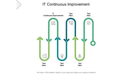 It Continuous Improvement Ppt PowerPoint Presentation Slides Icons Cpb