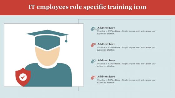 It Employees Role Specific Training Icon Introduction PDF