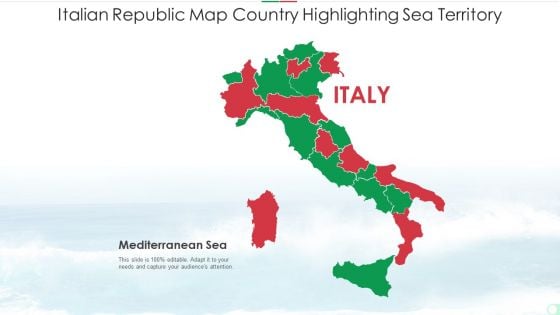 Italian Republic Map Country Highlighting Sea Territory Summary PDF Italian Republic Map Country Highlighting Sea Territory Summary PDF