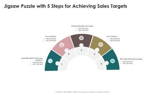 Jigsaw Puzzle With 5 Steps For Achieving Sales Targets Pictures PDF Jigsaw Puzzle With 5 Steps For Achieving Sales Targets Pictures PDF