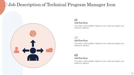 Job Description Of Technical Program Manager Icon Template PDF