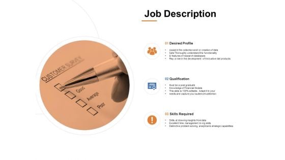 Job Description Ppt PowerPoint Presentation Portfolio Themes