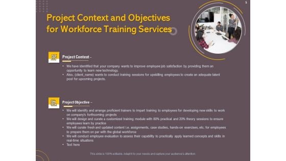 Job Driven Training Proposal Ppt PowerPoint Presentation Complete Deck With Slides