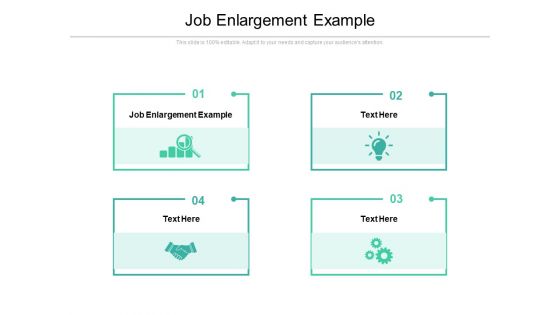 Job Enlargement Example Ppt PowerPoint Presentation Infographics Show Cpb