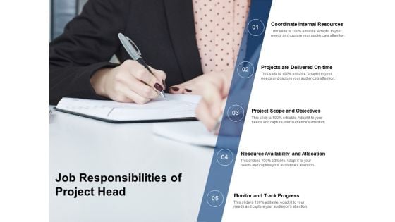 Job Responsibilities Of Project Head Ppt PowerPoint Presentation Infographic Template Gallery