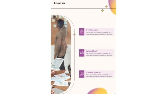 Job Vacancy Proposal About Us One Pager Sample Example Document Job Vacancy Proposal About Us One Pager Sample Example Document