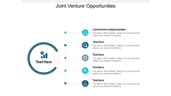 Joint Venture Opportunities Ppt PowerPoint Presentation Slides Show Cpb Pdf