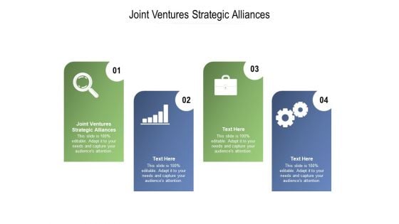 Joint Ventures Strategic Alliances Ppt PowerPoint Presentation Outline Master Slide Cpb Pdf