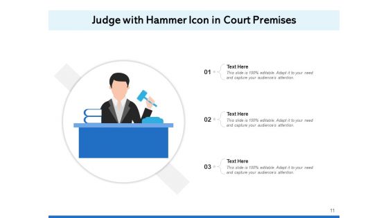 Judiciary Icon Pillars Navigation Map Ppt PowerPoint Presentation Complete Deck