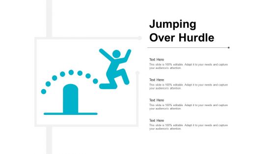 Jumping Over Hurdle Ppt PowerPoint Presentation Gallery Template