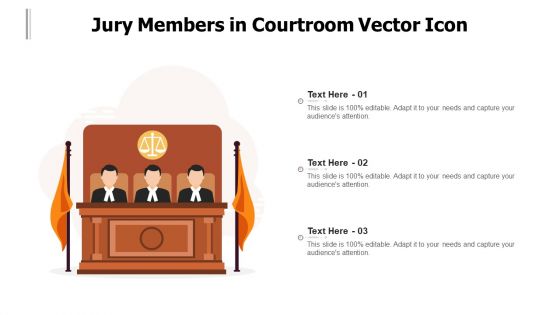 Jury Members In Courtroom Vector Icon Ppt Styles Information PDF