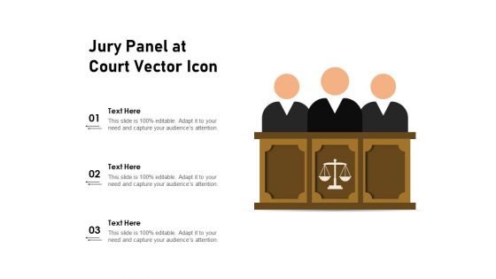 Jury Panel At Court Vector Icon Ppt PowerPoint Presentation Styles Microsoft PDF