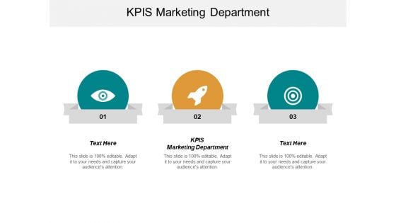 KPIS Marketing Department Ppt PowerPoint Presentation Slides Master Slide Cpb