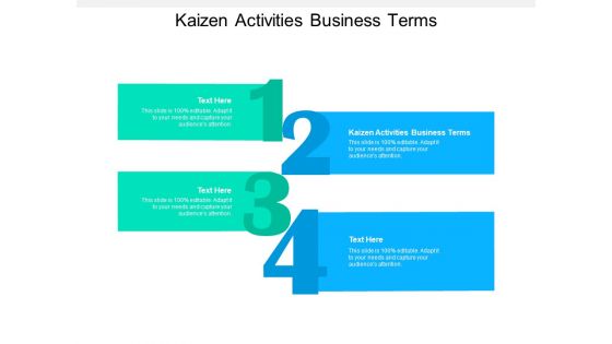 Kaizen Activities Business Terms Ppt PowerPoint Presentation Slides Template