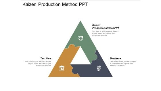 Kaizen Production Method Ppt Ppt PowerPoint Presentation Pictures Cpb